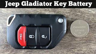 2020 - 2024 JEEP GLADIATOR Key Fob Battery Replacement - How To Replace Change Remote Batteries DIY