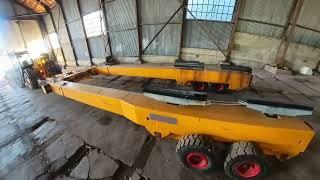 2002 JCB 533-105 teleskoplaster med skuff, pallegaffler + Roodberg slipwaytrailer