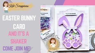 Easter Bunny Shaker Card