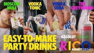 Easy Drinks with Rico | Party Drinks | Absolut Drinks