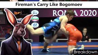 Bogomoev Fireman's Carry Setups and Finishes