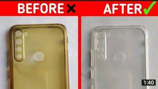 How To Clean A Phone Case Using ENO | How To Clean A Clear Phone Cover At Home