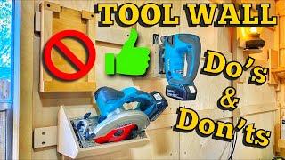 Improved CORDLESS TOOL Holders | I Address My Own Mistakes | There Were Quite a Few