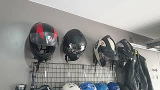 HONEST review of this wall mounted Helmet holder