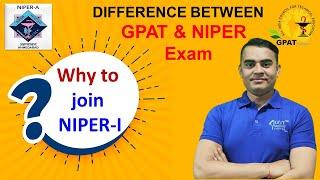 DIFFERENCE BETWEEN NIPER & GPAT EXAM PATTERN || WHY TO JOIN NIPER-I