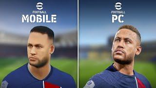 eFootball 2024 Mobile VS PC Comparison