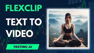 EASY AI Text to Video Generator | Flexclip  - Beginners tutorial