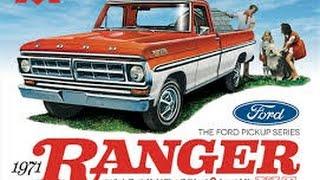 Moebius 1/25 1971 Ford F100 Ranger XLT Pickup Model Kit Review