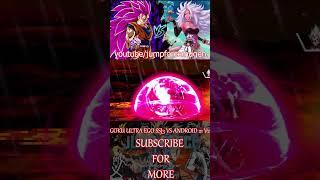 GOKU ULTRA EGO SSJ3 VS ANDROID 21 V2 #dragonballzmugenapkforandroid #dragonballsuper #goku