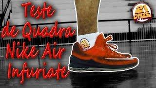 Teste em QUADRA NIKE AIR INFURIATE | Canal 21onze Tênis de Basquete.