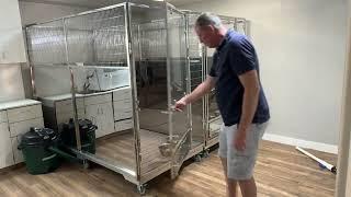 Stainless Steel Quick N Clean Kennel System by Cove Products