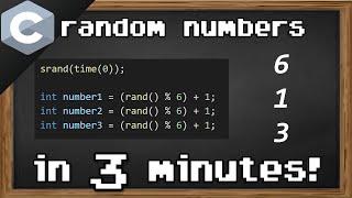 C random numbers 