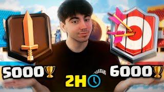 ¡CÓMO SUBIR DE 5000 A 6000 COPAS EN CLASH ROYALE!