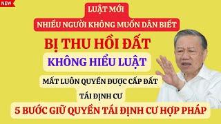Không hiểu luật – mất đất là cái chắc! 5 bước giữ quyền tái định cư hợp pháp!