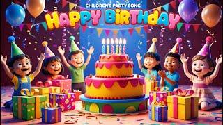 Happy Birthday Song For Kids 2024  | Birthday Party Fun for Kids