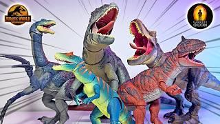 NEW Allosaurus! All Hammond Collection VS Mattel! Jurassic World Dinosaur Toys & Hammond Collection