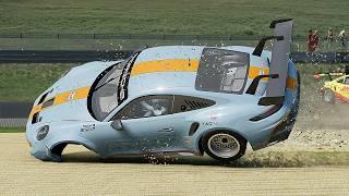 Best Racing Crashes of the Month - April 2025 (3rd Person View) | BeamNG Drive