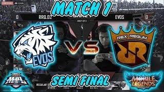 Penonton Bersorak Tuturu Pick Clint !!! RRQ VS EVOS MATCH 1 MPL-ID SEASON 2 SEMI FINAL