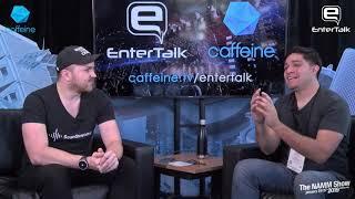 NAMM: Florian Simmendinger Founder and CEO of SoundBrenner interview on EnterTalk and Caffeine TV