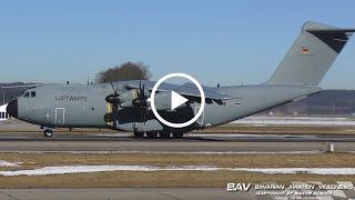 Airbus A400M Atlas - German Air Force 54+07 - landing at Memmingen Airport