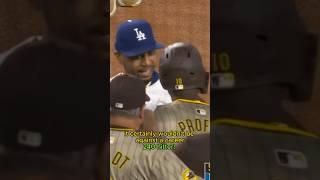 Benches Clear in LA #shorts #mlb #baseballvideos #dodgers #padres