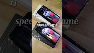 Speed test game iPhone 12pro vs iPhone  13