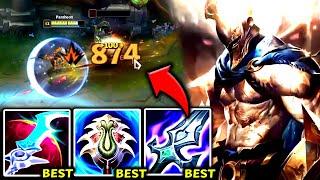 PANTHEON TOP 100% CRUSHES ALL S+ TIER TOPLANERS TOO EASY!  S14 Pantheon TOP Gameplay Guide