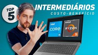 Melhor NOTEBOOK Core i5 ou Ryzen 5 Custo Benefício 2023  TOP 5 intermediários para comprar no BR