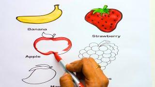 Fruits and Colors for Kids | Learn Fruit Names with Colors | Fun Learning for Kids | Preschool Fun