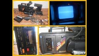 Sony Video Movie Camera CCD-V8AF-E Retro 1980s VGC Powers On