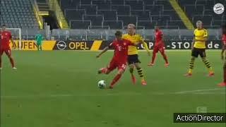 beautiful goal by Joshua kimmich vs Borussia Dortmund....