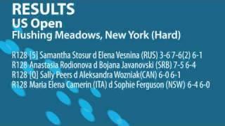 Aussie tennis results: US Open day 1