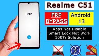 Realme C51 FRP Bypass Android 13Without PC | Pattern Lock Not Setup | Google Account Bypass 2024