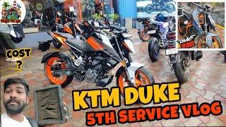 KTM Duke 200 bs6 Service  | Mileage Drop | Madurai Showroom ️| Duke 200 bs6 | #tamil #gopivlogs