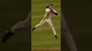 Derek Jeter's Iconic Jump Throw  #shorts