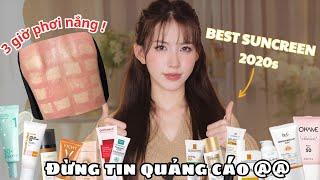 KEM CHỐNG NẮNG CỦA BẠN KHÔNG TỐT NHƯ BẠN NGHĨ ! Phơi nắng 3 giờ để tìm ra kem chống nắng tốt nhất !