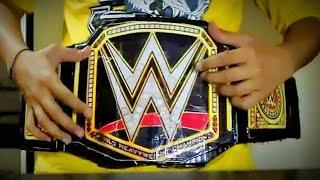 How to make a WWE WORLD HEAVYWEIGHT  CHAMPIONSHIP belt   DIY