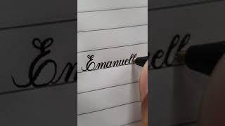 Emanuelle...#shorts, #jutaicôrte, #caligrafia, #lettering