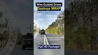 MRAP Wrecked by Insane Russian Drone Attack – See It All!