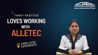 Tanvi Loves working with Alletec | Employee Experience with Alletec