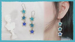 [Eng] ‧₊˚ 반짝반짝 빛나는 비즈 별 만들기 ｡⋆ ‧₊˚    | Making twinkle beads stars tutorial - Eunggu