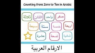 Counting from Zero to Ten in Arabic