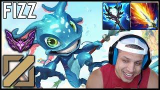  Tyler1 I CAN'T STOP PLAYING FIZZ | Fizz Mid Full Gameplay | Season 14 ᴴᴰ