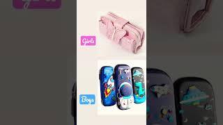 Girls Stationery Vs Boys Stationery ️|School Stationery #shorts #stationery #study #school