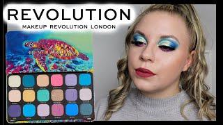 NEW REVOLUTION HYDRA TURTLE EYESHADOW PALETTE  | makeupwithalixkate