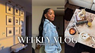 TRANSFORMING MY LIVING ROOM FROM BASIC TO LUXURIOUS, HOME SHOPPING+ORGANIZING, NEW DECOR|WEEKLY VLOG