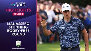 Matteo Manassero | Round 3 Highlights | 2024 BMW PGA Championship