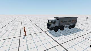 Heavy Utility 8x8 Truck Brake Test (Staying View)/ BeamNG.Drive.