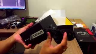 FONTE CORSAIR CX650M | FAST UNBOXING