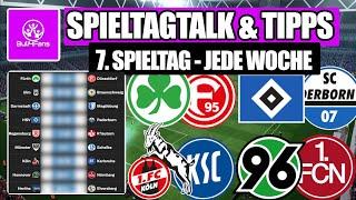 2. BUNDESLIGA TIPPS & TALK 7. SPIELTAG 2024/25  JEDE WOCHE! ⤵️ 2. Bundesliga 7. Spieltag Prognose